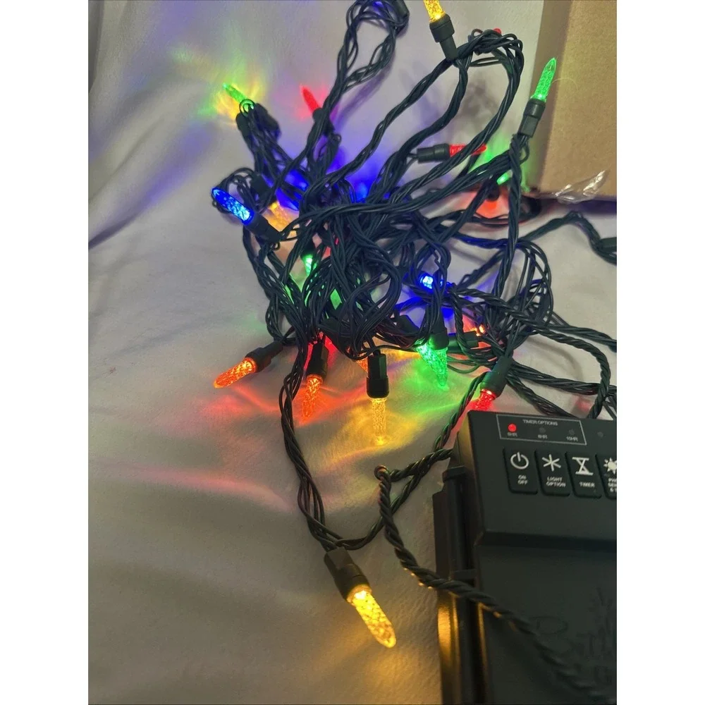 2-Pack Bethlehem Lights Mini Faceted 17FT Battery LED String Lights SEALED BOXES